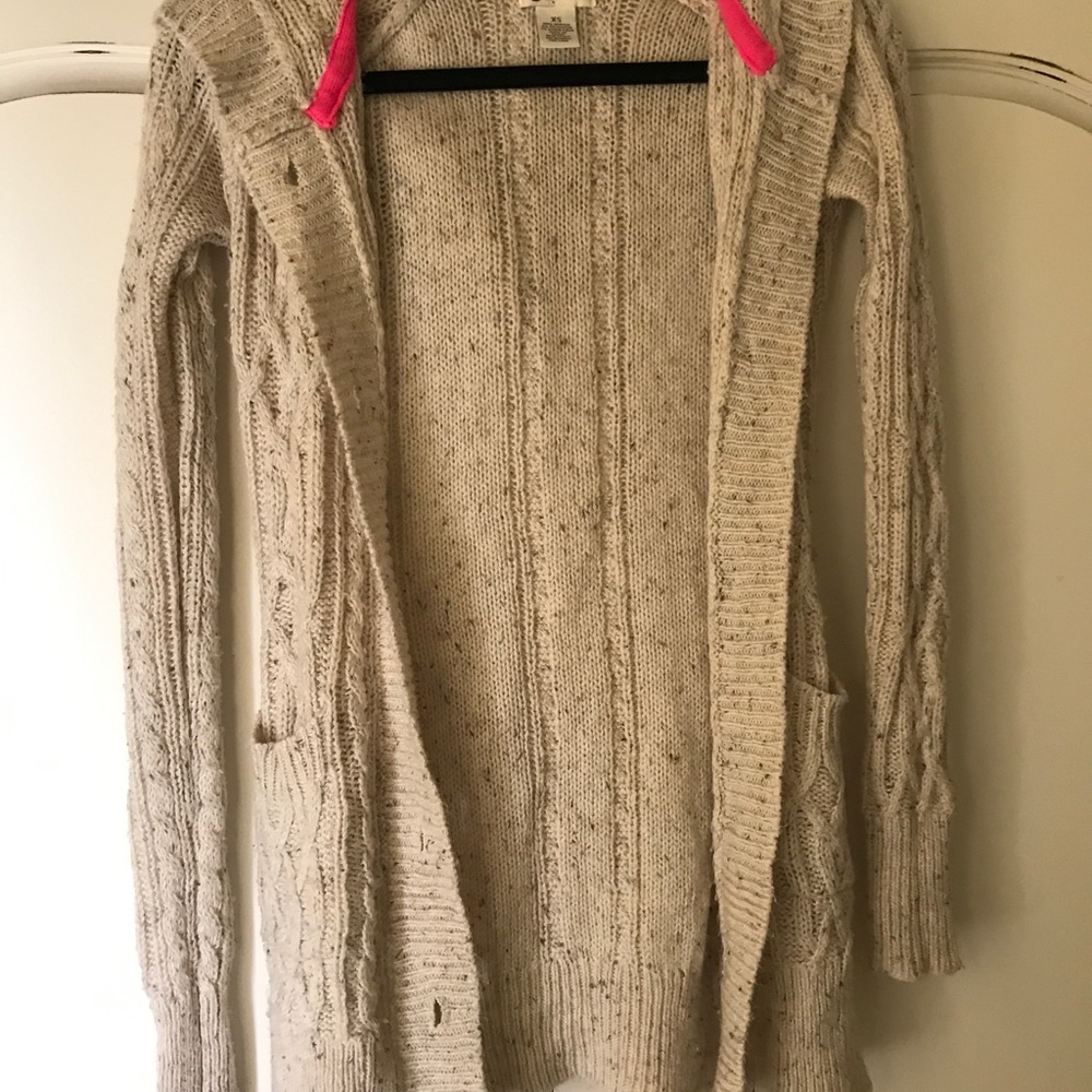 Cream cardigan